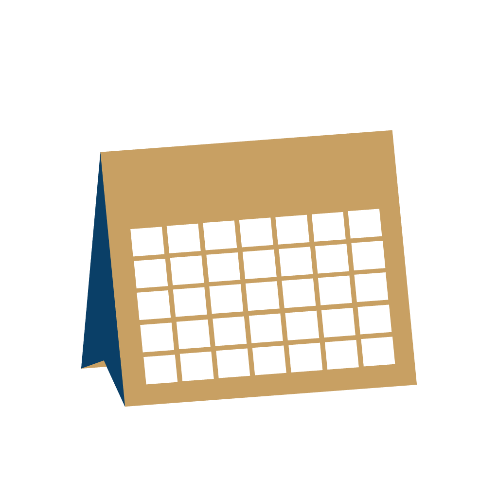 三角桌曆<br />Triangle Table Calendar